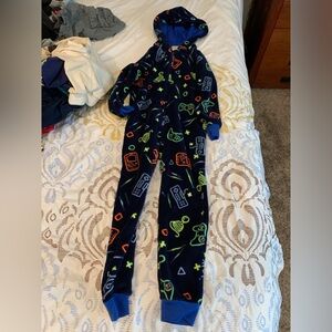 5T Hooded Fleece Onesie
